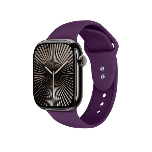 Crong Liquid - Pasek do Apple Watch 44 45 46 49 mm śliwkowy