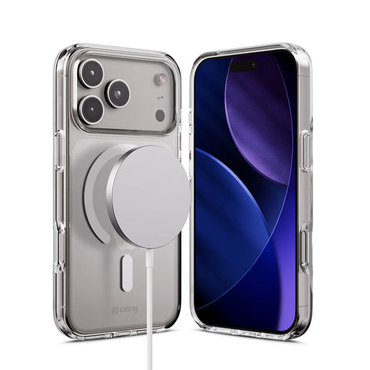 Crong Clear MAG Cover - etui Magsafe do iPhone 17 Pro przeźroczyste