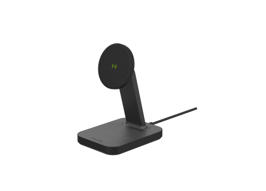 Mophie Snap+ charging stand - stojąca ładowarka bezprzewodowa kompatybilna z MagSafe 15W czarna