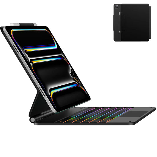 Typecase Edge - etui z klawiaturą do iPad Pro 13" M4 (2024) M5 (2025) czarne