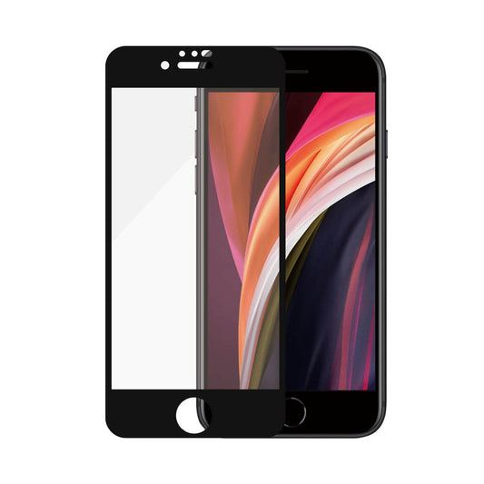 PanzerGlass Pro E2E Super+ Case Friendly - szkło do iPhone 6 7 8 SE 2020 SE 2022 czarna ramka