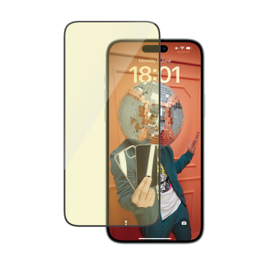 PanzerGlass Ultra-Wide Fit - szkło antyrefleksyjne z filtrem światła niebieskiego iPhone 15 Plus