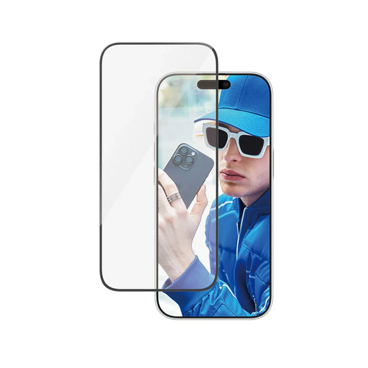 PanzerGlass Screen Protector Ultra-Wide Fit - szkło do iPhone 16 Pro czarna ramka