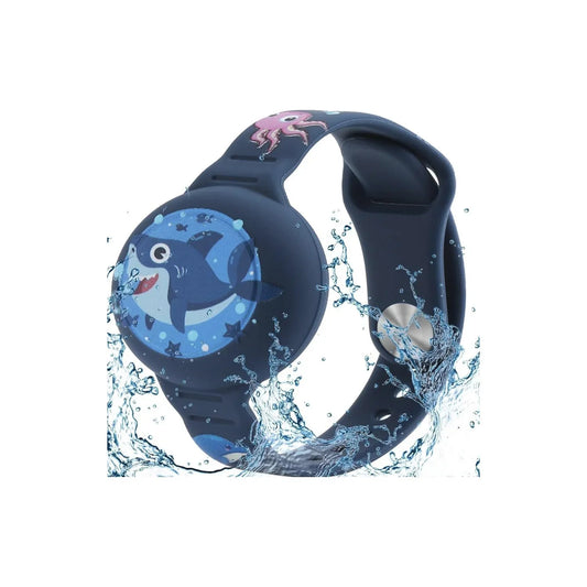 Ofkoz Kids Airtag Bracelet - dziecięca wodoodporna opaska rekin