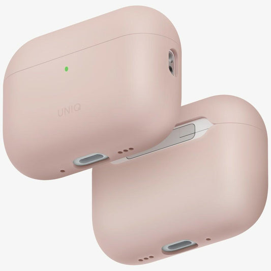 UNIQ Lino - etui silikonowe do AirPods Pro 3 różowe