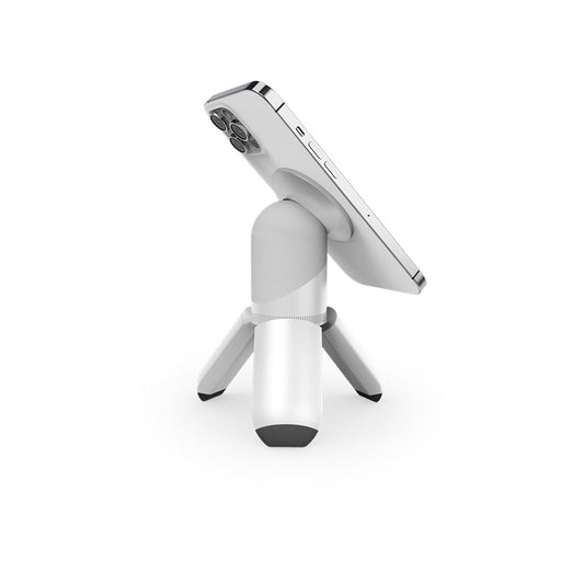 Statyw z funkcją podstawki i uchwytu STM MagPod do iPhone MagSafe biały