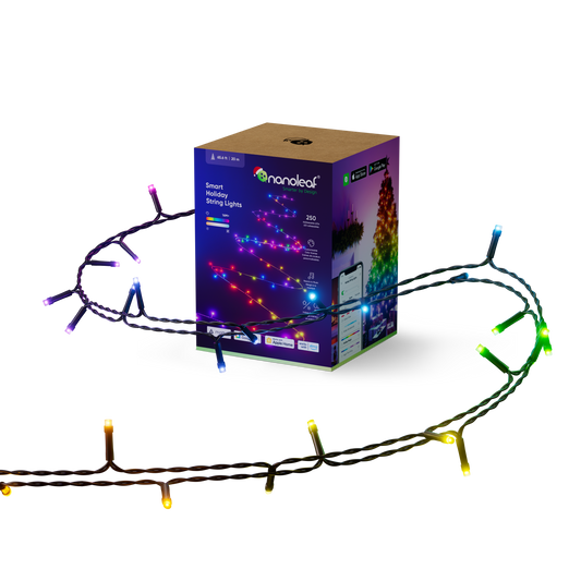 Zewnętrzny łańcuch świetlny 20m Nanoleaf 1D IP44 Starter Kit (250 LED+kontroler) (technologia Matter)