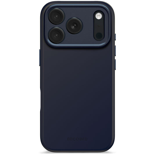 Decoded AntiMicrobial Silicone Backcover - silikonowa obudowa ochronna do iPhone 17 Pro kompatybilna z MagSafe true navy