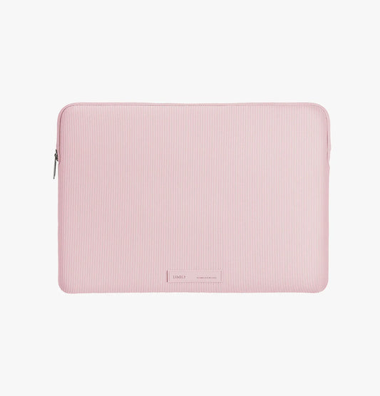 UNIQ Cyprus Ridge Edition - etui neoprenowe do MacBook Air 13" MacBook Neo 13" różowe