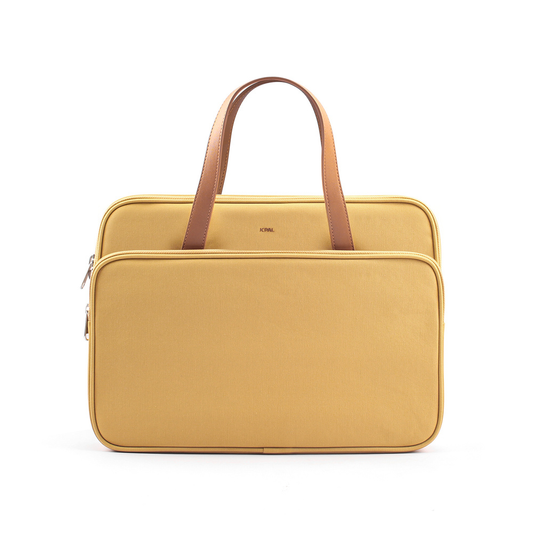 JCPal Milan Briefcase Sleeve - torba do MacBook 13 14" musztardowa