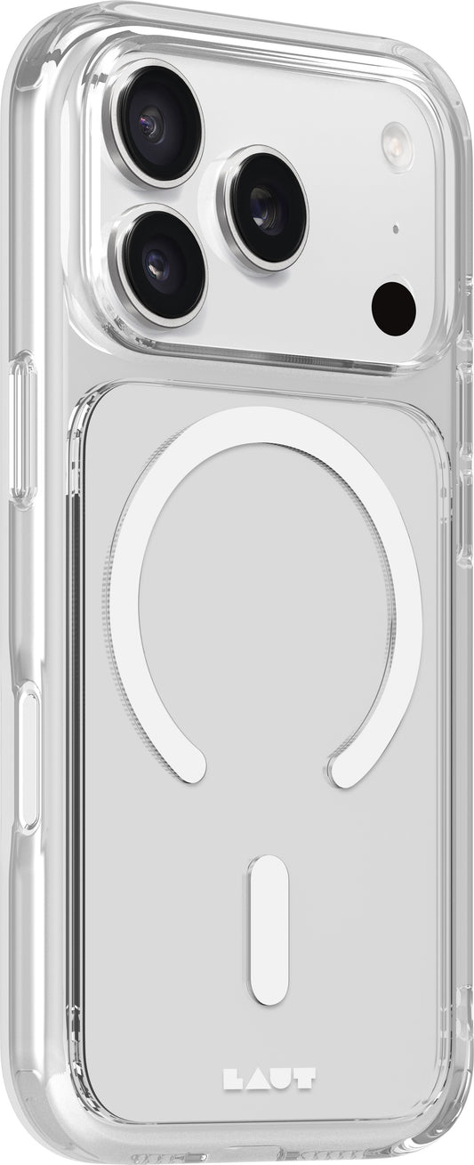 Laut Crystal Fluro - etui do iPhone 17 Pro Max kompatybilne z MagSafe clear light gray