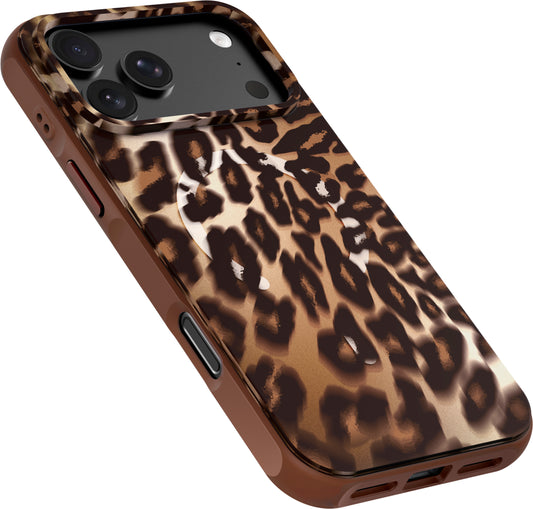 Laut Huex Wave - obudowa ochronna do iPhone 18 Pro kompatybilna z MagSafe mocha leopard