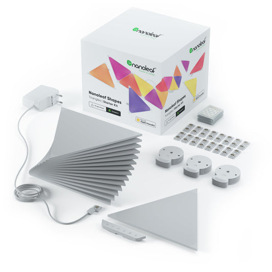 Zestaw paneli świetlnych Nanoleaf Shapes Triangles Smarter Kit (15 paneli świetlnych)