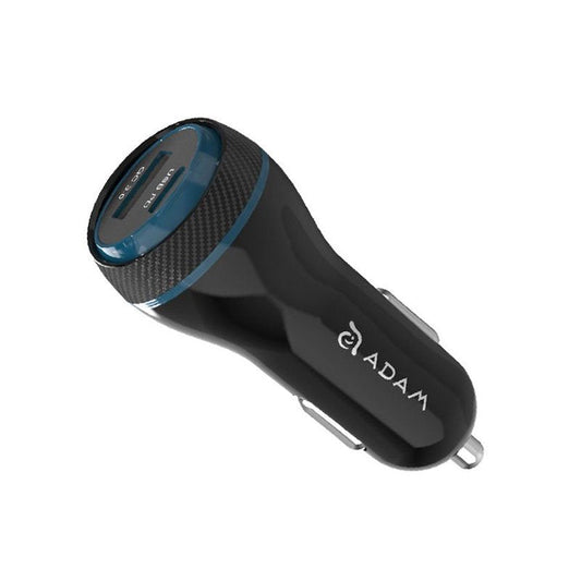 Adam Elements Omnia C1+ - ładowarka samochodowa USB-C USB-A 45W czarna