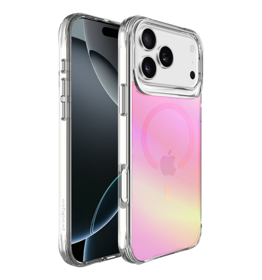 Prodigee Glow - etui z Magsafe do iPhone 17 Pro Max iridescent