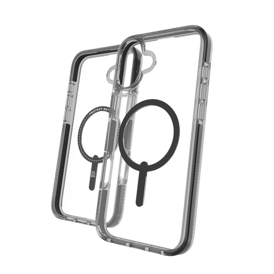 ZAGG Santa Cruz Snap - etui do iPhone 16 Plus przeźroczyste czarne
