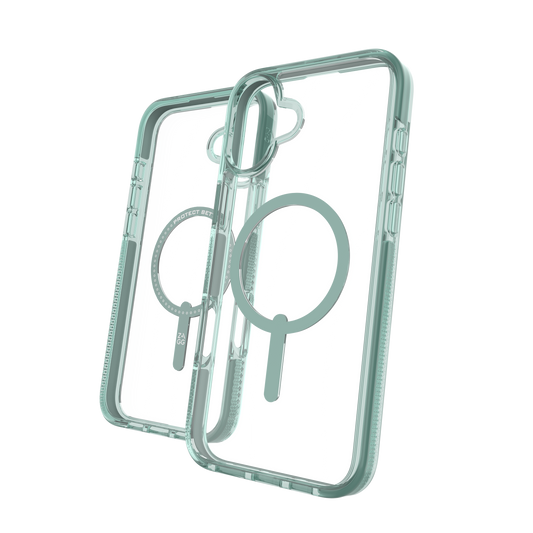 ZAGG Santa Cruz Snap - etui do iPhone 16 Plus przeźroczyste zielone