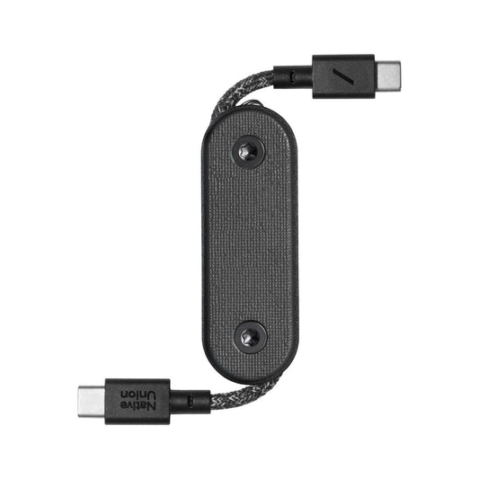 Kabel Native Union Pocket Cable USB-C - USB-C 17 cm czarny