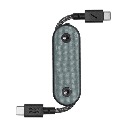 Kabel Native Union Pocket Cable USB-C - USB-C 17 cm zielony