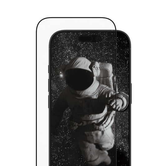 PanzerGlass Ceramic II Screen Protector Ultra Wide Fit - szkło ceramiczne do iPhone 16 Pro 17 czarna ramka