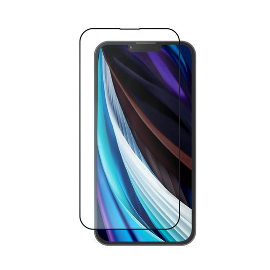 JCPal Preserver Tempered Glass Screen Protector - szkło hartowane do iPhone 17e 16e 14 13 Pro 13 czarna ramka
