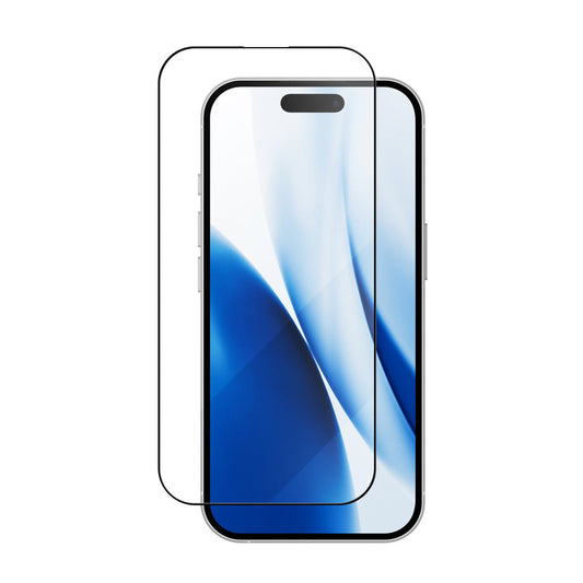 JCPal Preserver Tempered Glass Screen Protector - szkło hartowane do iPhone 17 czarna ramka