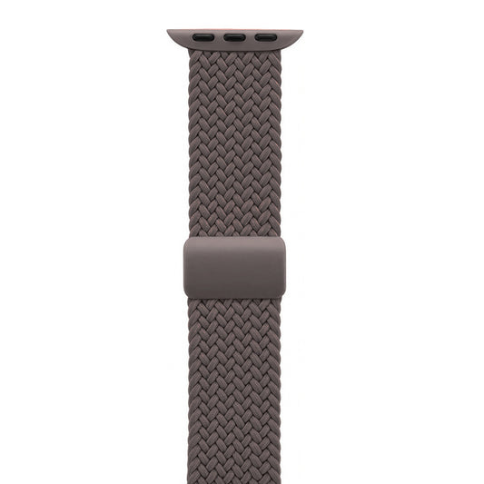 Crong Wave Band - pleciony pasek do Apple Watch 38/40/41/42 mm brązowy