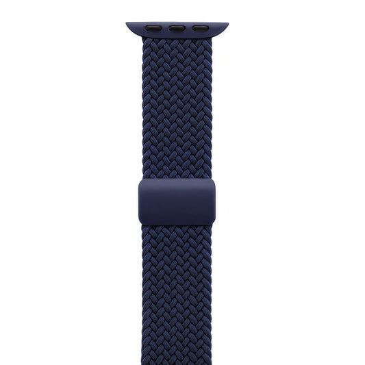 Crong Wave Band - pleciony pasek do Apple Watch 38/40/41/42 mm granatowy
