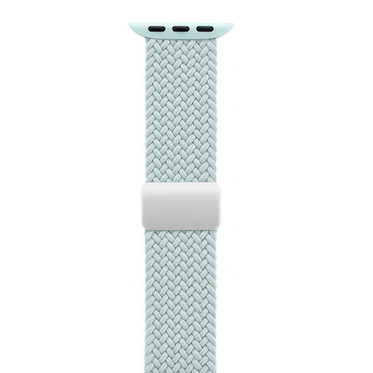 Crong Wave Band - pleciony pasek do Apple Watch 44/45/46/49 mm miętowy
