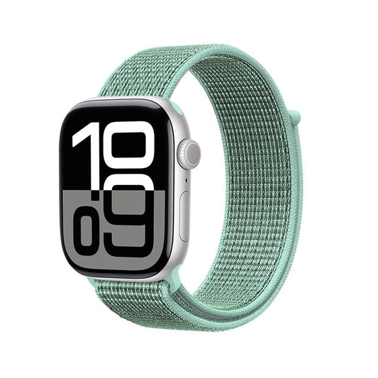 Crong Nylon - Pasek sportowy do Apple Watch 38 40 41 42 mm Atlantic green