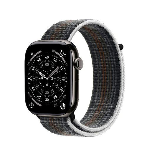 Crong Nylon Band - Pasek sportowy Apple Watch 44 45 46 49 mm Midnight run