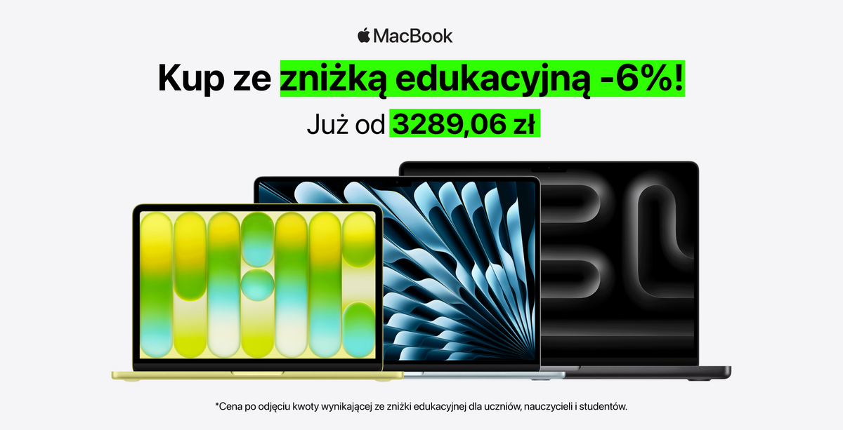 MacBook zniżka edukacyjna