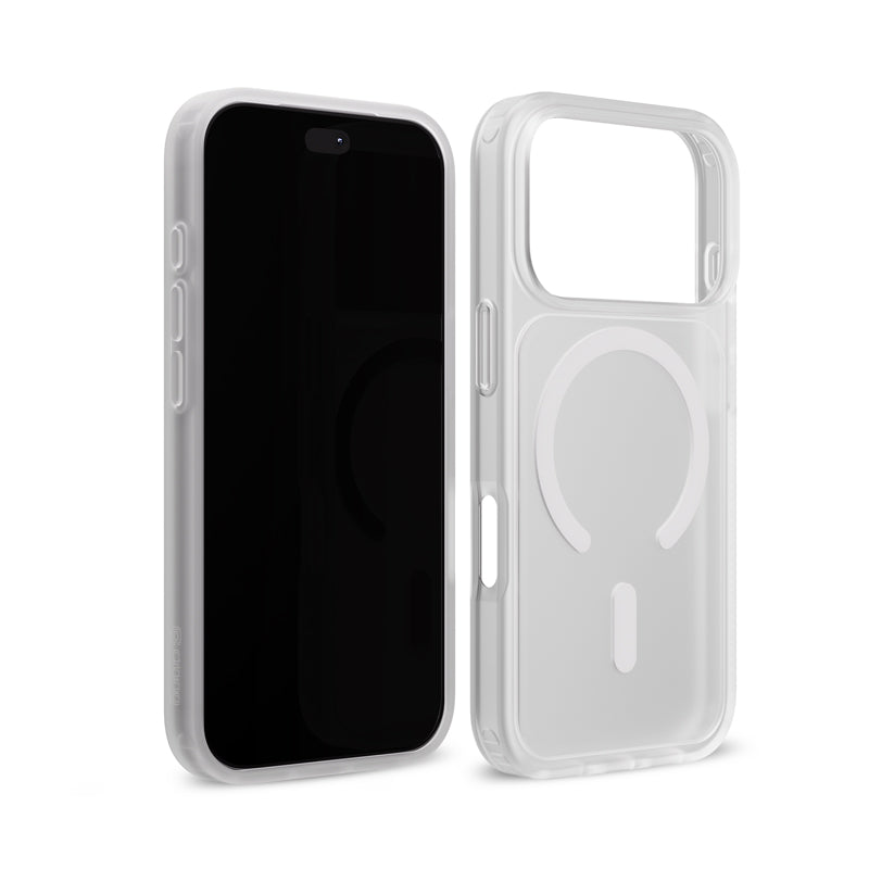 Etui Crong Hybrid Matte Magnetic MagSafe iPhone 18 Pro / 17 Pro białe