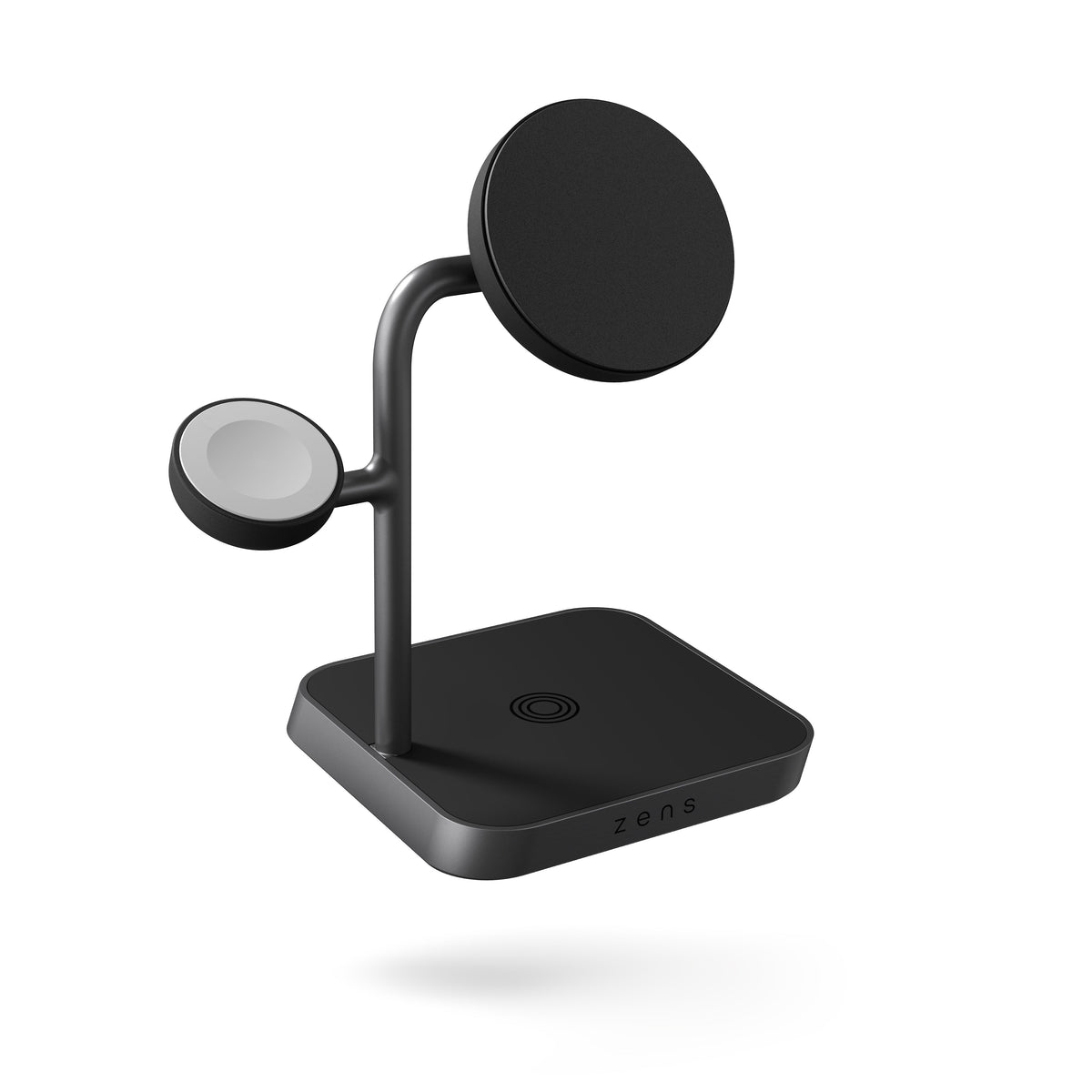 ZENS Office Charger Pro 3 - ładowarka bezprzewodowa Qi2 25W do trzech urządzeń kompatybilna z MagSafe czarna