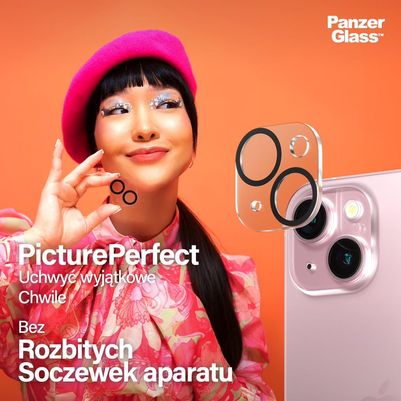 PanzerGlass Picture Perfect - osłona na aparat do iPhone 15 15 Plus