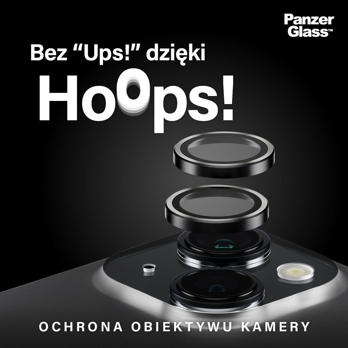 PanzerGlass Picture Perfect - osłonki na obiektywy do iPhone 15 15 Plus