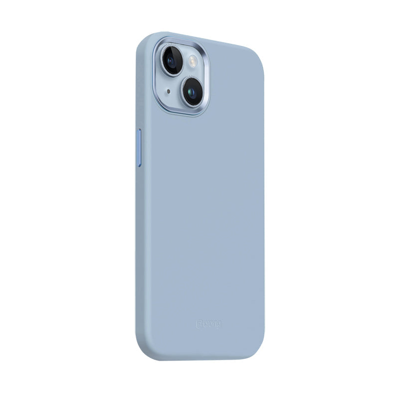 Etui Crong Color Cover LUX Magnetic MagSafe - iPhone 15 Plus niebieskie