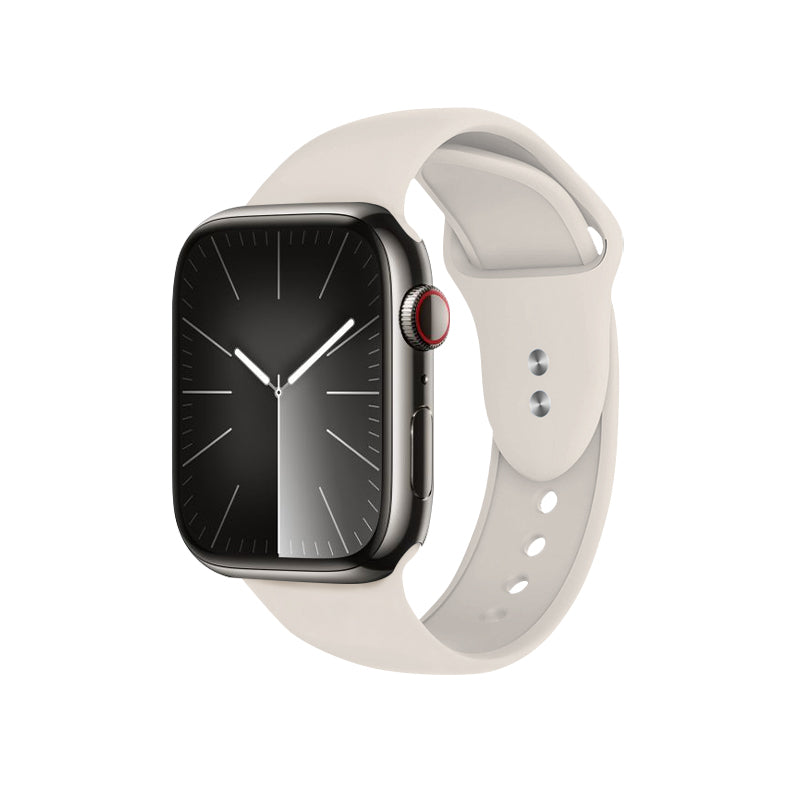 Crong Liquid Band - Pasek Apple Watch 38 40 41 42 mm kamienny beż