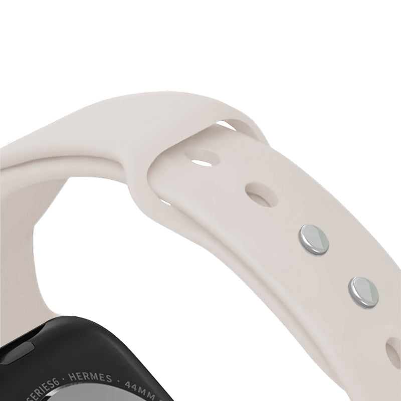 Crong Liquid Band - Pasek Apple Watch 38 40 41 42 mm kamienny beż