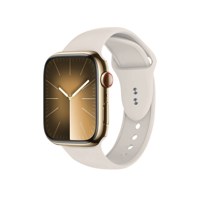 Crong Liquid Band - Pasek Apple Watch 38 40 41 42 mm kamienny beż