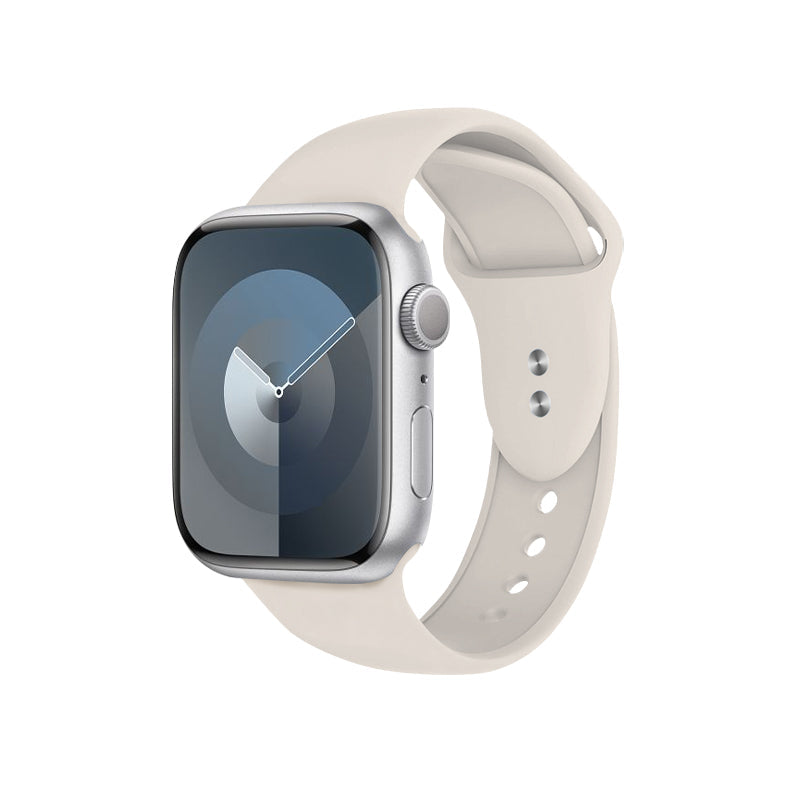 Crong Liquid Band - Pasek Apple Watch 38 40 41 42 mm kamienny beż