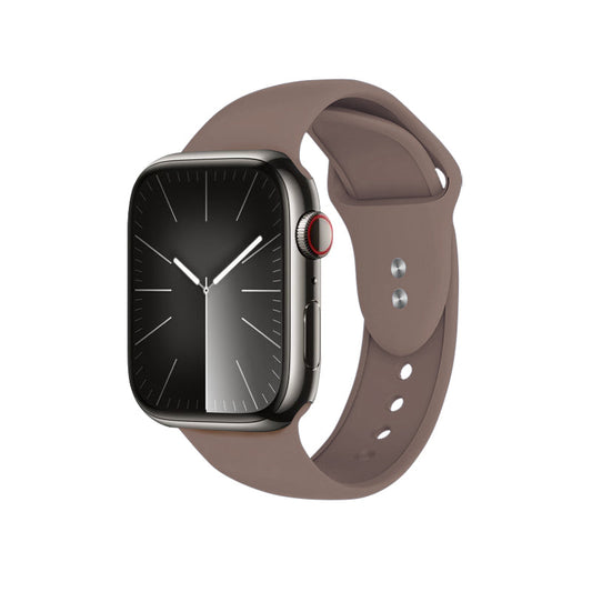 Crong Liquid - Pasek Apple Watch 44 45 46 49 mm brązowy
