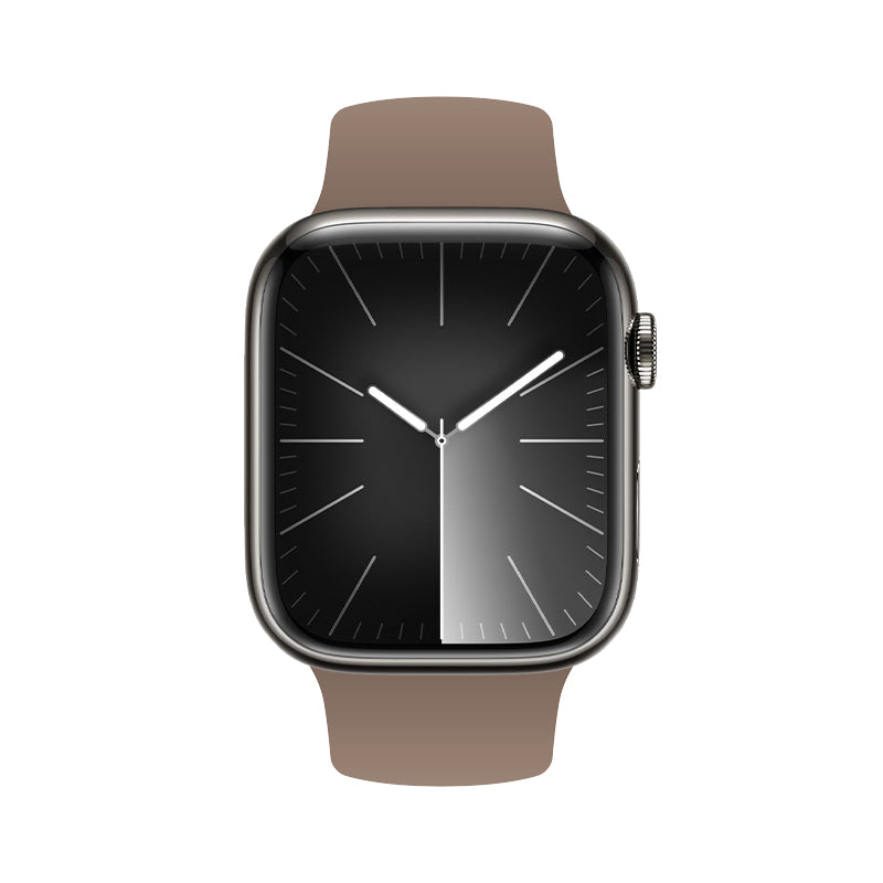 Crong Liquid - Pasek Apple Watch 44 45 46 49 mm brązowy