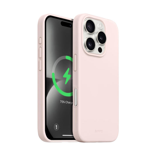 Etui Crong Color Cover Magnetic - iPhone 16 Pro Max MagSafe piaskowy róż