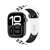 Crong Duo Sport - Pasek do Apple Watch 38 40 41 42 mm biały czarny