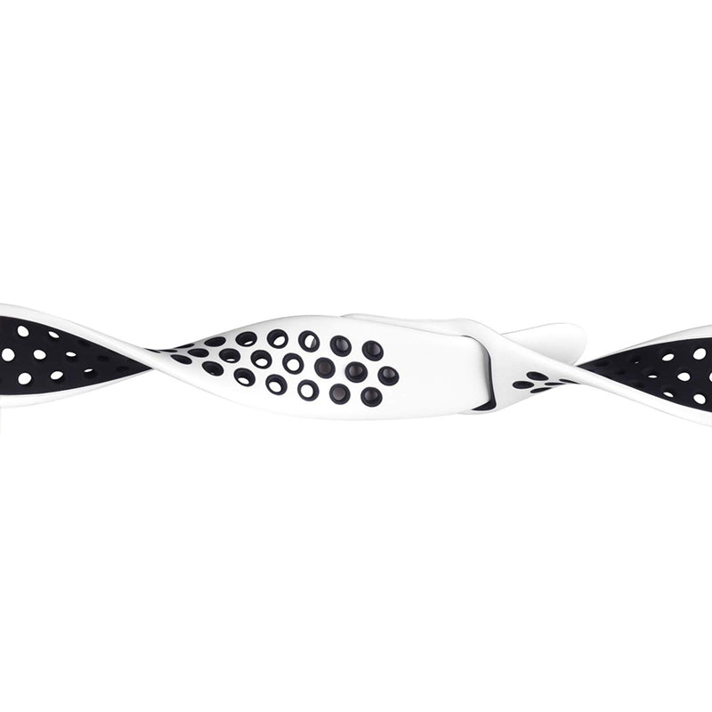 Crong Duo Sport - Pasek do Apple Watch 38 40 41 42 mm biały czarny
