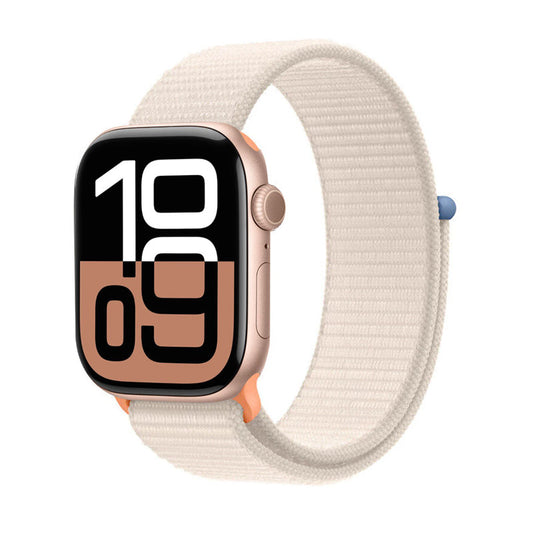 Pasek sportowy Crong Nylon do Apple Watch 38 40 41 42 mm Starlight