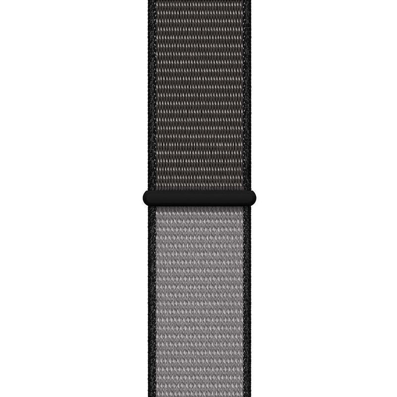 Crong Nylon - Pasek sportowy do Apple Watch 44 45 46 49 mm Night Grey