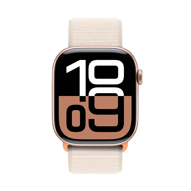 Pasek sportowy Crong Nylon do Apple Watch 38 40 41 42 mm Starlight