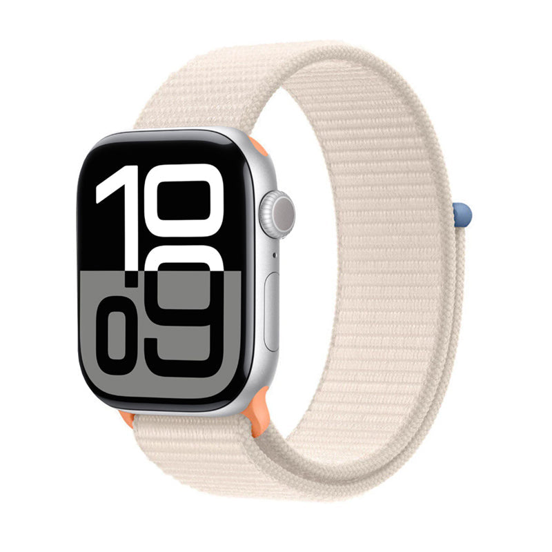 Pasek sportowy Crong Nylon do Apple Watch 38 40 41 42 mm Starlight